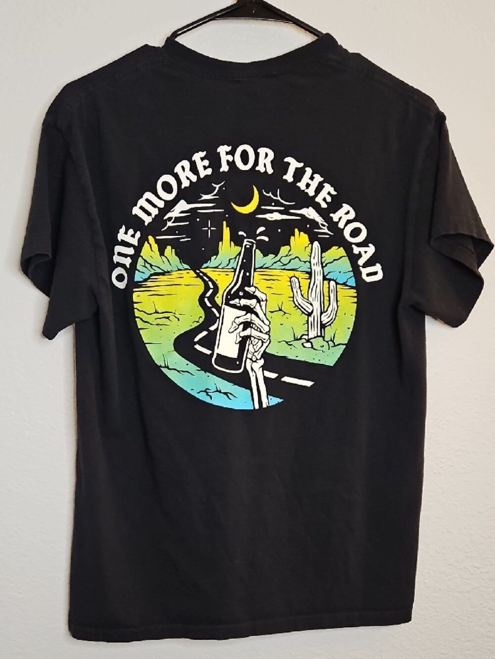 Retrofit Brand Mfg "One More For The Road" Skeleton Graphic Tee